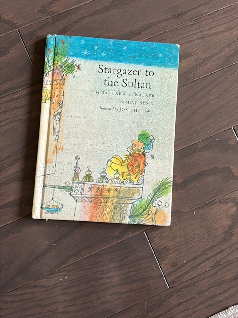 Stargazer to the Sultan Illustrated Hardcover - Teal, Cream, Yellow